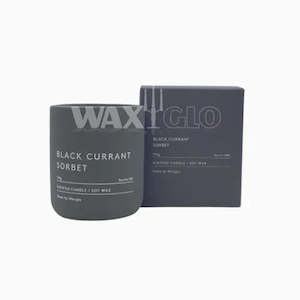 Waxglo Slate Soy Wax 114g Candle - Black Currant Sorbet