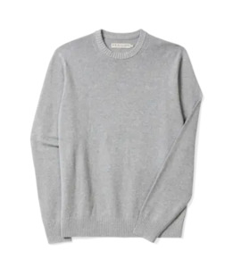 Tops: RMW Howe Cotton Sweater - Steel Grey