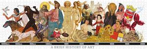 The Unemployed Philosophers Guild - A Brief History of Art - 1000 Pce Puzzle