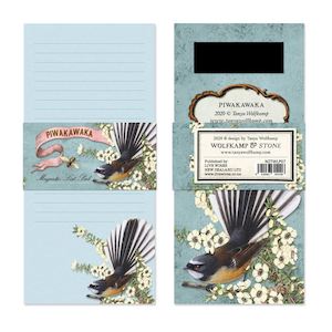 Decor: Fantail / Piwakawaka Magnetic List Pad