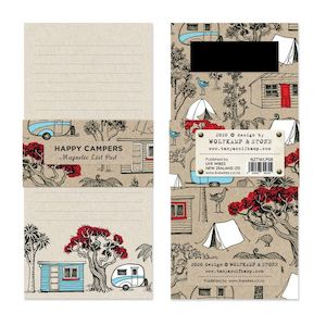 Happy Campers Magnetic List Pad