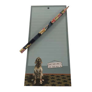Dog Hug Magnetic Notepad