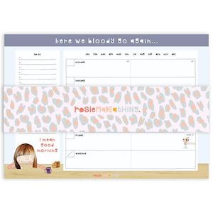 Decor: Rosie Made A Thing - Here We Go - A4 Desk Planner