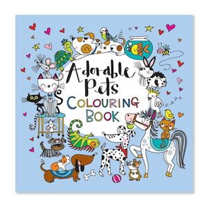 Childrens Books: Rachel Ellen - Adorable Pets - Colouring Book