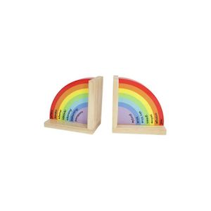 Moana Rd Rainbow Bookends Te Reo Maori and English