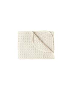 Nursery Bedding: Quincy Mae - Waffle Baby Blanket - Natural