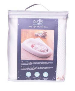 Purflo COVER ONLY for Sleep Tight Baby Bed - Soft White