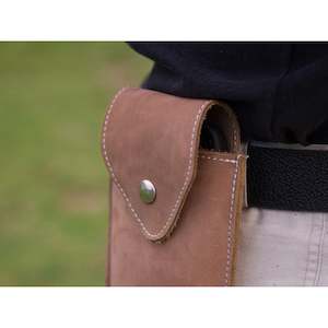 East Pouches Belts: Easts Leather Mobile Phone Pouch