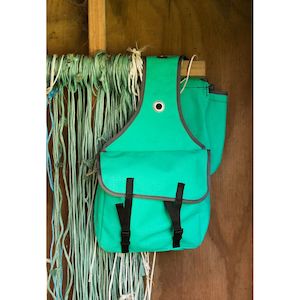 East Cruppers Saddle Bags: Easts Canvas Saddle Bags - Large