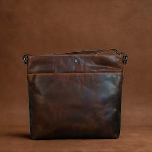 Handbags Luggage Wallets: Greenwood Ladies Leather Shoulder Bag - Sandal