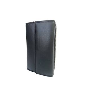 Womens Wallet Purse: Greenwood Eden Leather Wallet - Black
