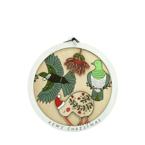 Secret Santa: Moana Rd Christmas Decorations - NZ Birds -