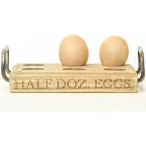 Dishy Half Dozen Egg Holder with Handles