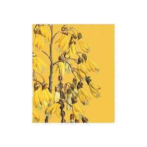 Mothers Day: Vintage Botanical Kowhai Lens Cloth