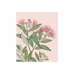 Mothers Day: Vintage Botanical Pohutakawa Lens Cloth