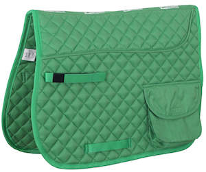 Diamond Quilt Square Saddle Cloth with Pockets