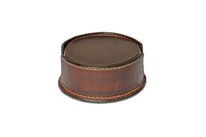 Whats New: Atlas Leather Coaster Set