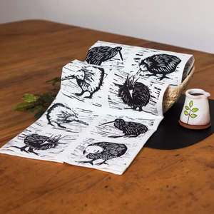 Kitchen Dinning: Kathryn Furniss - Tea Towel - The Kiwi