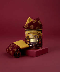 Giftwares: Hoppy Hour Beer Pair of Socks in a Tin