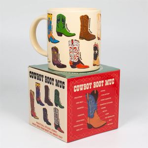 Christmas For Her: The Unemployed Philosophers Guild - Cowboy Boot - Mug