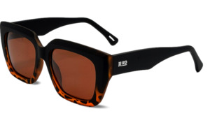 Moana Road: Moana Rd Sunnies - Noode - Black with Tortoise Arms