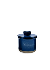 Moana Rd Glazed Ceramic Butter Bell - Miriama Grace-Smith- Navy