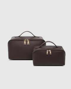 Louenhide: Louenhide Orion Cosmetic Bag - Chocolate