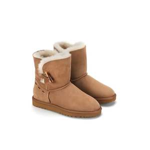 Slippers: KG Matakana Sheepskin Boot - Chestnut