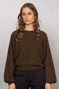 Noble Wilde Possum Merino Bellow Sleeve Jersey - Tobago