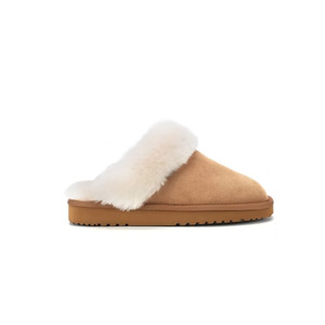 Juliet Sheepskin Scuff Slippers – Chestnut