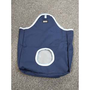 Roma Hay Bag - Navy/Light Blue/White