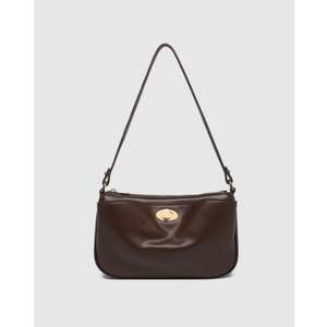 Louenhide: Louenhide Greta Shoulder Bag - Chocolate
