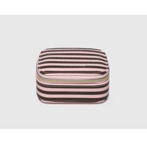 Louenhide Suzie Jewellery Box - Pink/Chocolate Stripe