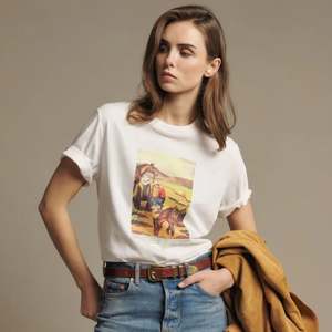 RMW Womens Archive Advert T Shirt - White