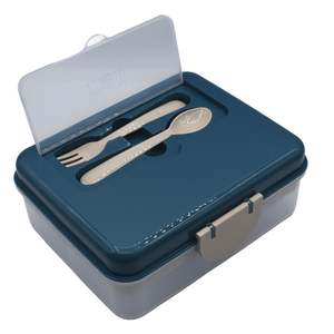Kitchen Dinning: Melii 2 Tier Bento Box - Luxe Blue