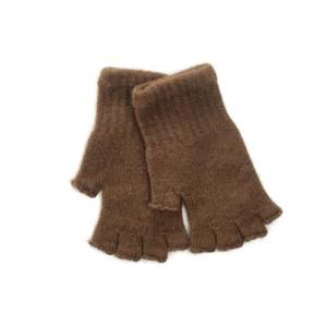 Possum Merino: Norsewear Possum Merino Fingerless Gloves - Juniper