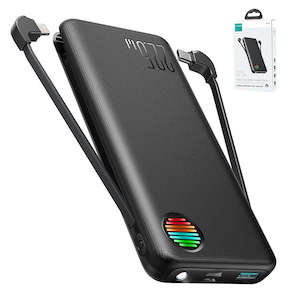 Chargers: 10000mAh Power Bank 22.5W with Dual Cables - JOYROOM