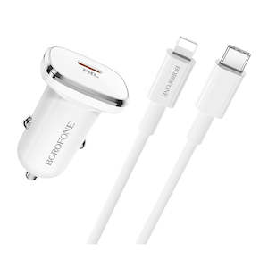 Chargers: Type-C In-Car Fast Charger - Single Port with cable