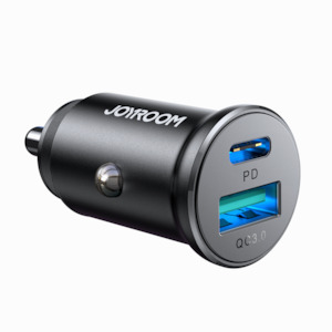 30W USB and USB-C Mini Car Charger
