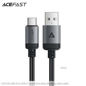 Android Charging Cables: Braided-Nylon USB to USB-C Cable - 3A Fast Charging Cable