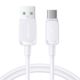 Charging Cable for Samsung & iPhone - USB to USB-C - White