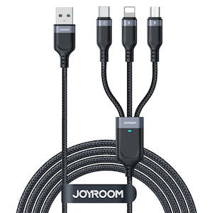 Cables: Premium Braided 3-in-1 Cable