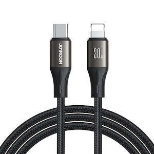 Cables: Fast Charging Data Cable for Apple, Type-C to Lightning 30W - JOYROOM