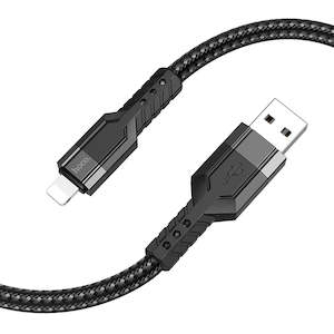 Iphone Lightning Charging Cables: USB to Lightning iPhone Charging Cable - Braided Nylon 1.2 Metres