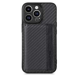 Apple Iphone 13 Pro Protective Phone Cases: iPhone 13 Pro Phone Case with RFID Blocking Magnetic Card Holder