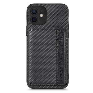 Apple Iphone 12 Phone Cases: iPhone 12 Phone Case with RFID Blocking Magnetic Card Holder
