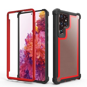 Samsung Galaxy S22 Ultra Phone Cover with Raised Protective Frame