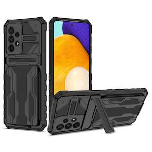 Samsung Galaxy S21 Ultra Case Rugged Style with Hidden Card Slot and Kickstand