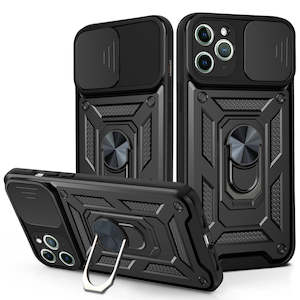 Apple Iphone 11 Pro Max Phone Cases: iPhone 11 Pro Max Phone Case with Built-in Ring Kickstand and Lens Cover