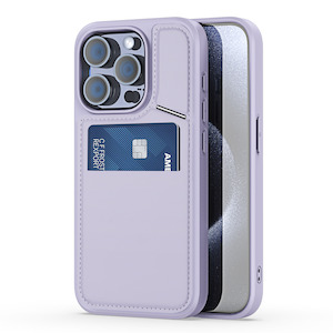 Apple Iphone 13 Pro Protective Phone Cases: iPhone 13 Pro Case - Magnetic Case with Stand - Black - Purple